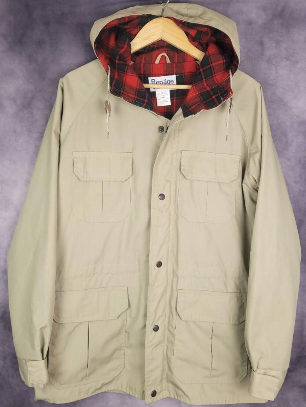 Vintage 90s Repage outdoors hiking lined parka coat